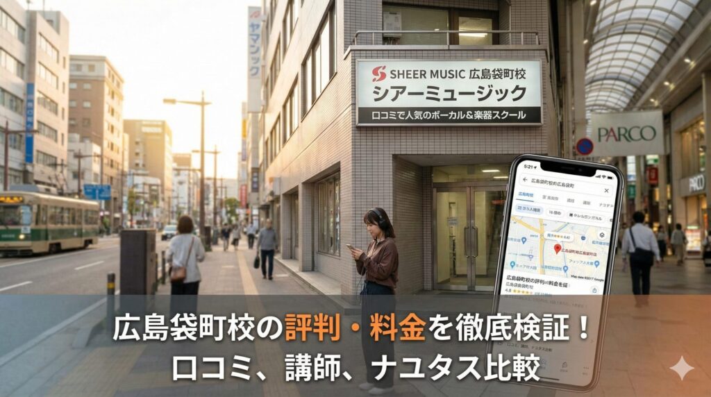 シアーミュージック広島袋町校 口コミ